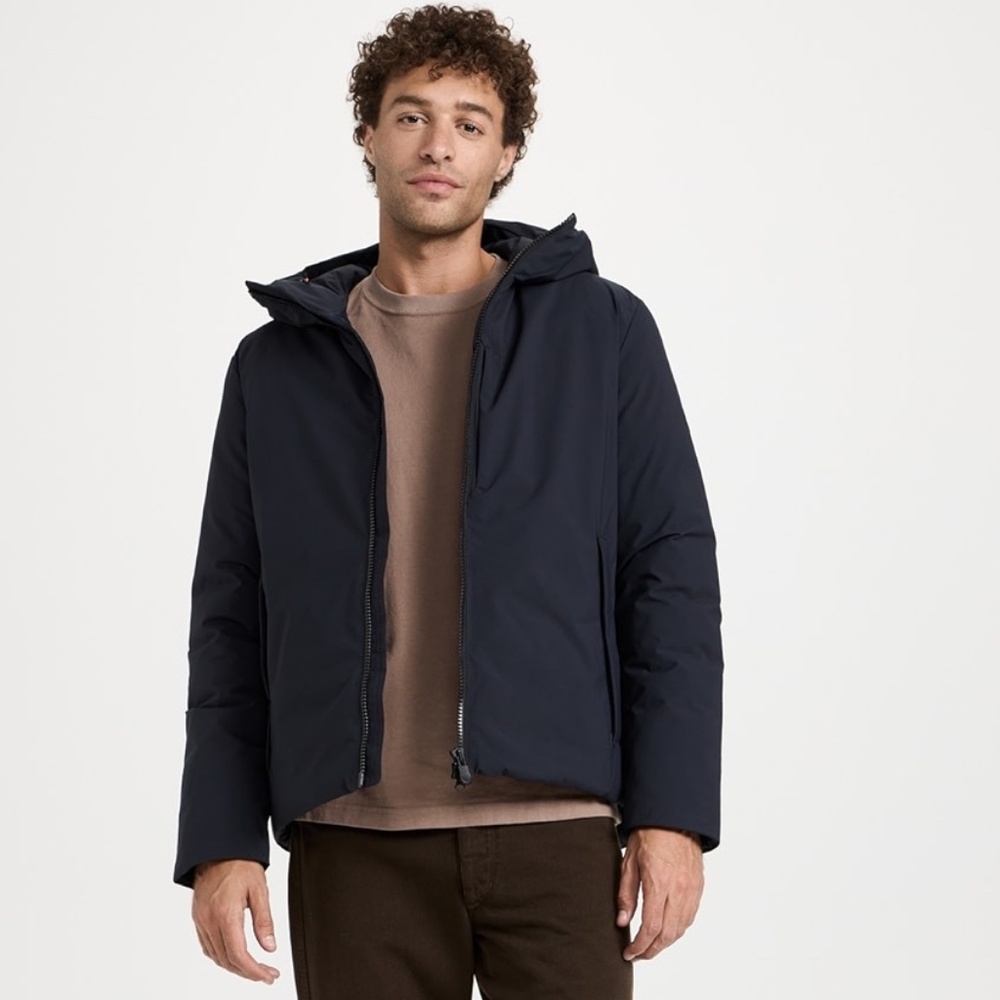 Save The Duck Obione Hooded Puffer Jacket - Navy